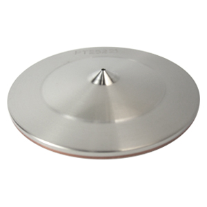 Platinum Sampler Cone, Copper Core (with boron), alternative to OEM Part# T1006A-Pt/Cu